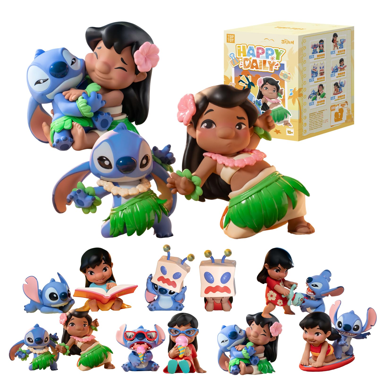 Amazon.co.jp: TOP TOY ディズニー スティッチ＆リロ「楽しい毎日